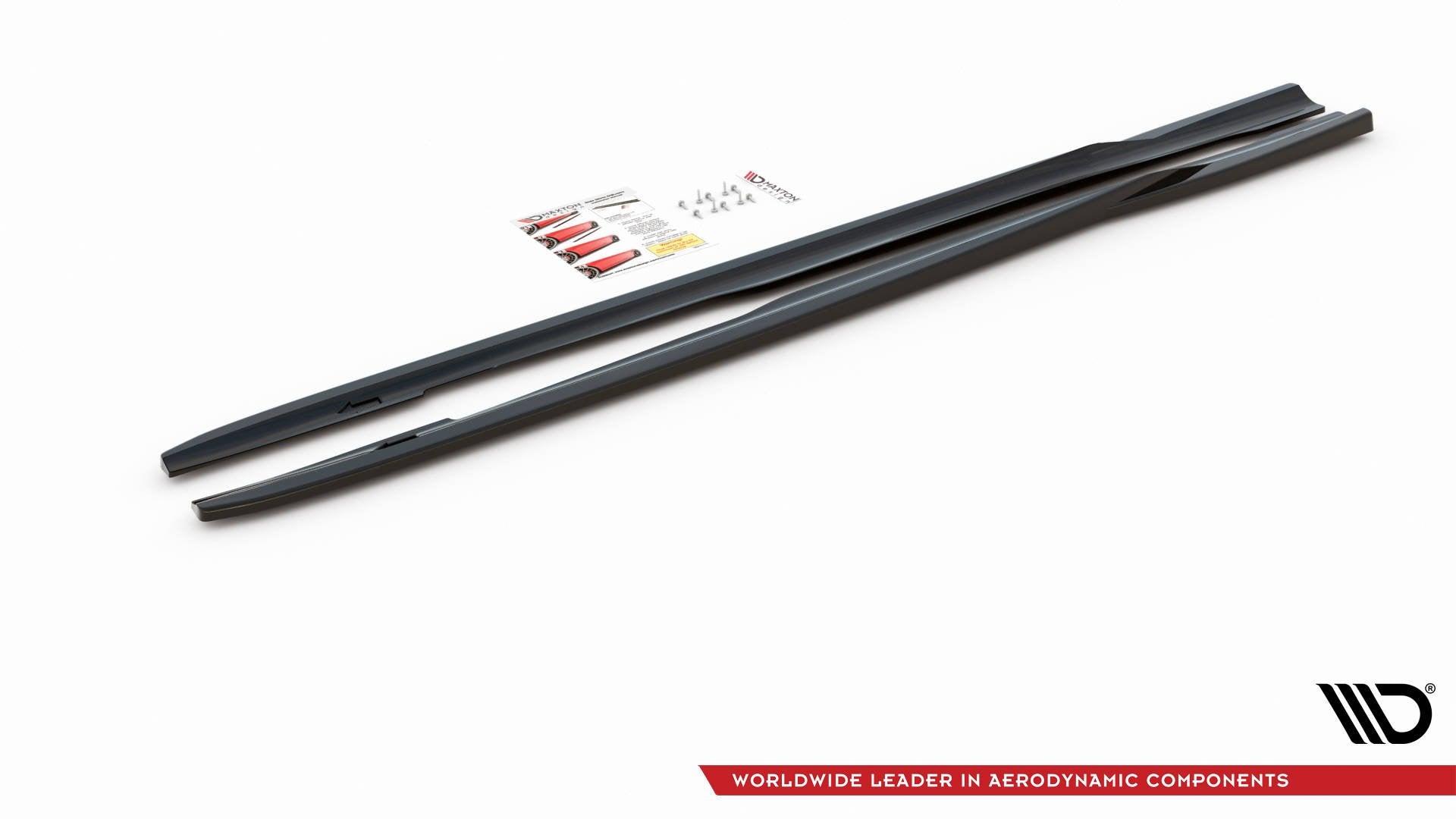 Seitenschweller Ansatz für V.2 für Ford Focus ST Mk3 schwarz matt