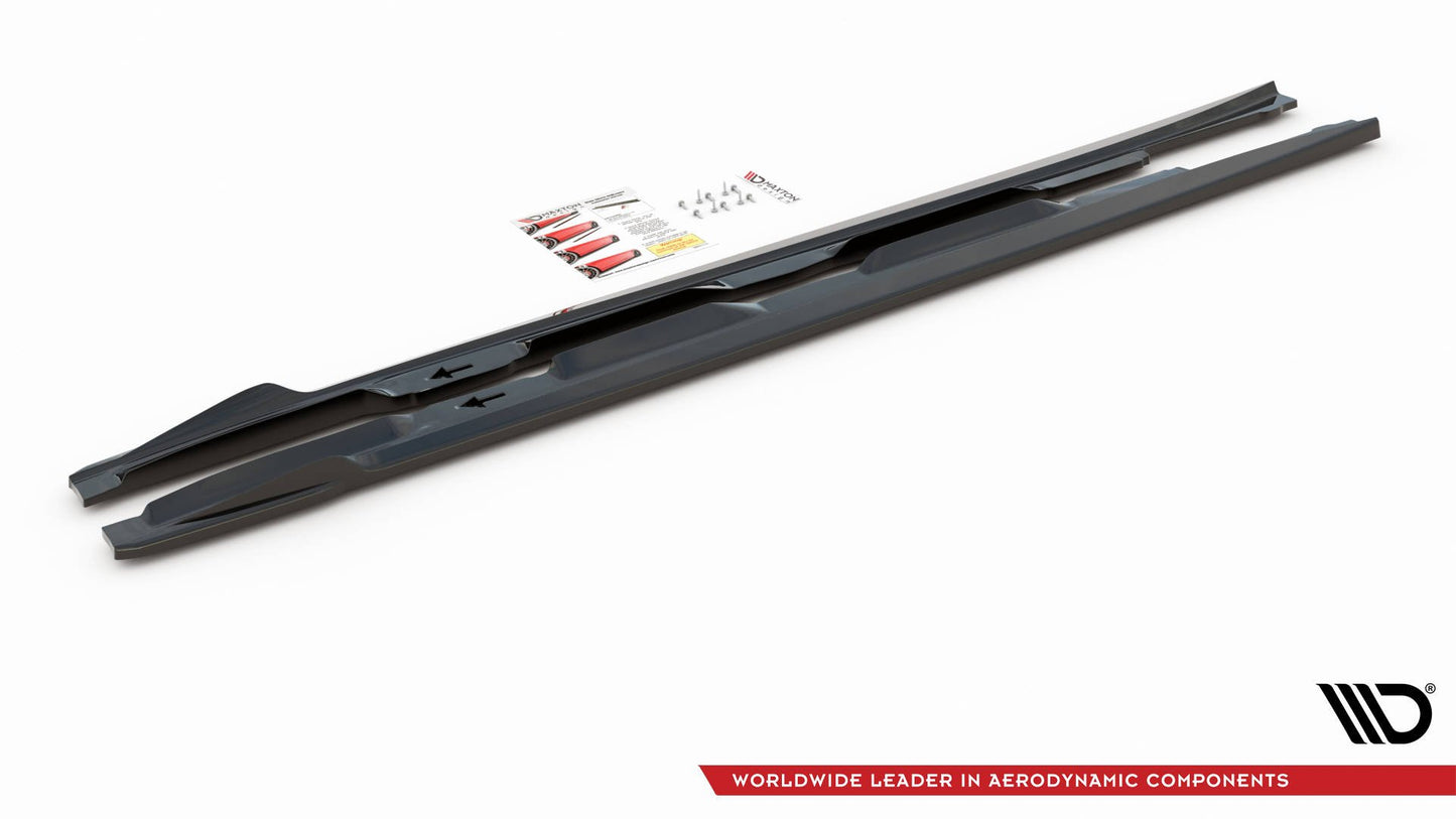 Seitenschweller Ansatz für Lexus IS F Mk2 Carbon Look