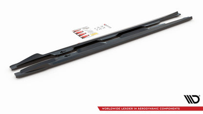 Seitenschweller Ansatz für Lexus IS F Mk2 Carbon Look