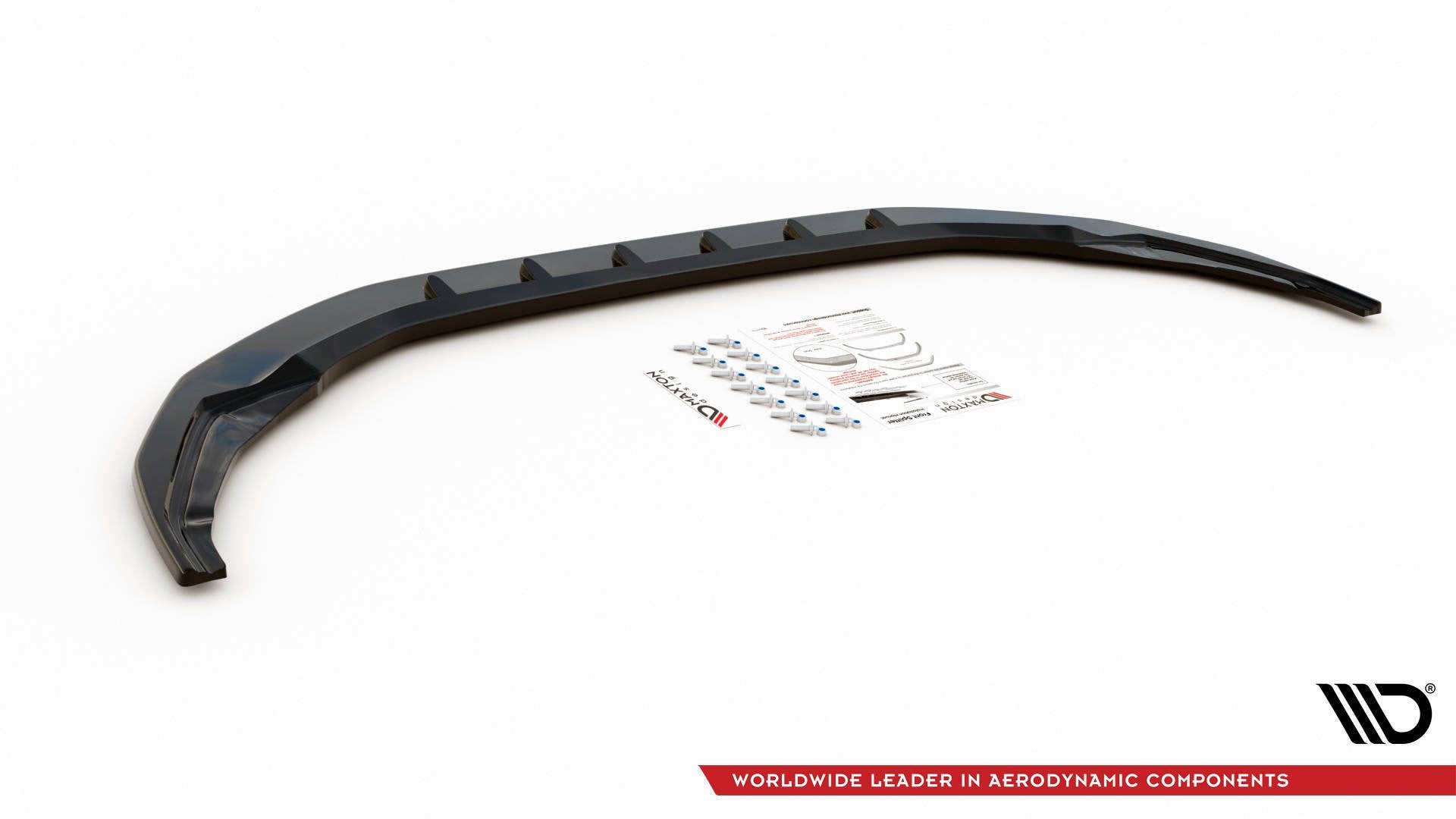 Front Ansatz V.1 für Audi S3 / A3 S-Line 8Y schwarz Hochglanz