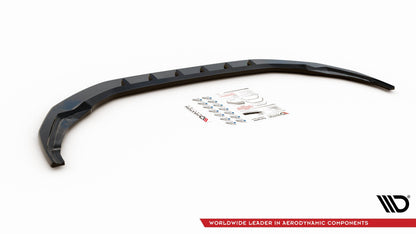 Front Ansatz V.1 für Audi S3 / A3 S-Line 8Y schwarz Hochglanz