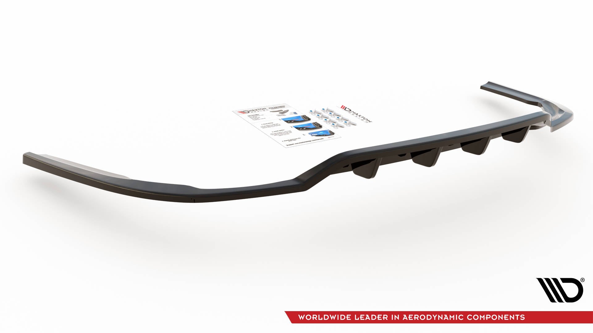 Mittlerer Diffusor Heck Ansatz DTM Look für Dodge Charger RT Mk7 Facelift Carbon Look