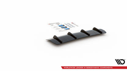 Diffusor Heck Ansatz für Volvo V70 Mk3 schwarz matt