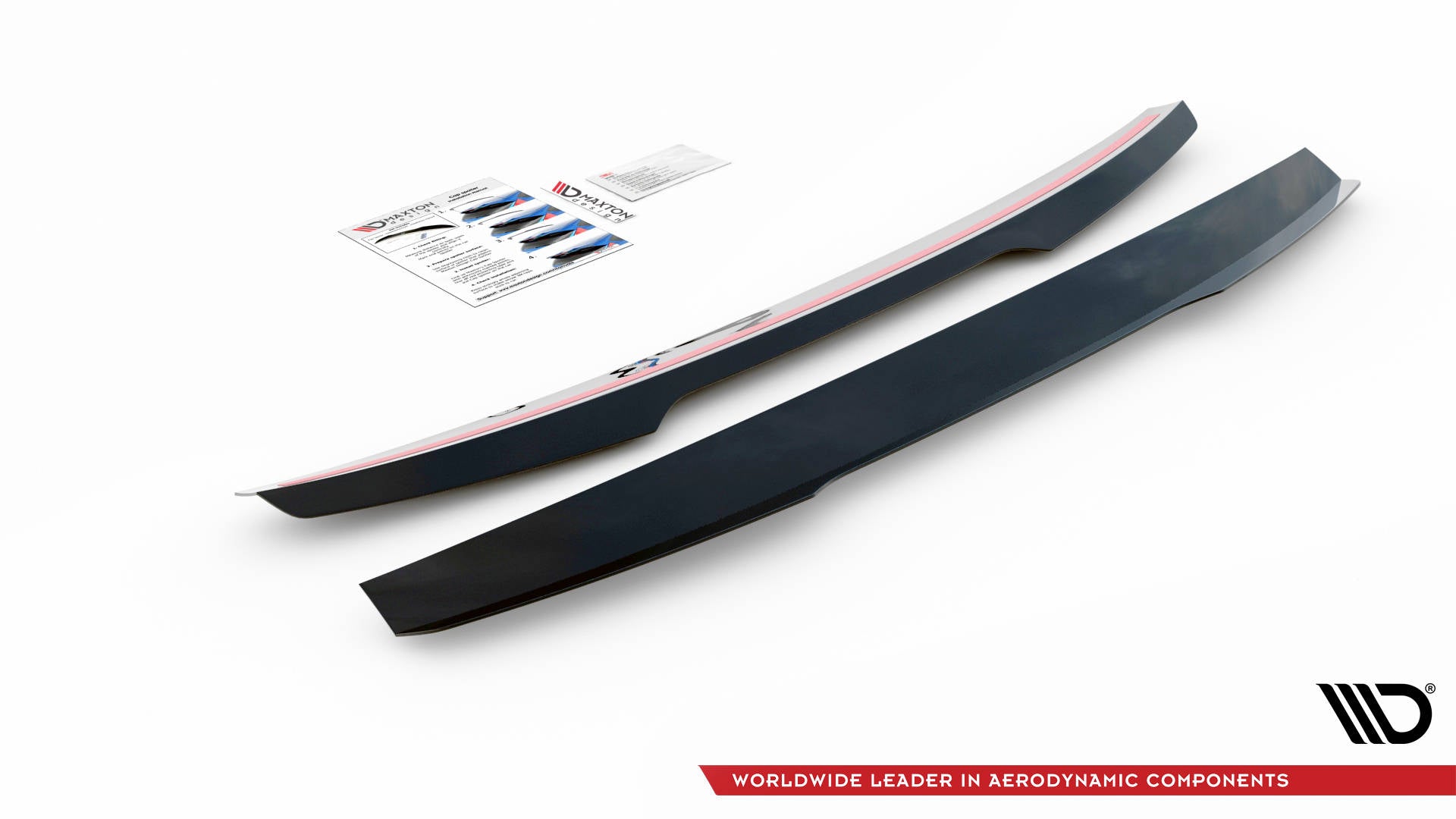 Spoiler CAP für Volkswagen Caddy Mk5 schwarz Hochglanz