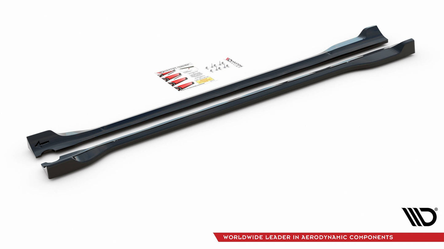 Seitenschweller Ansatz für Ford Escape Mk3 Carbon Look