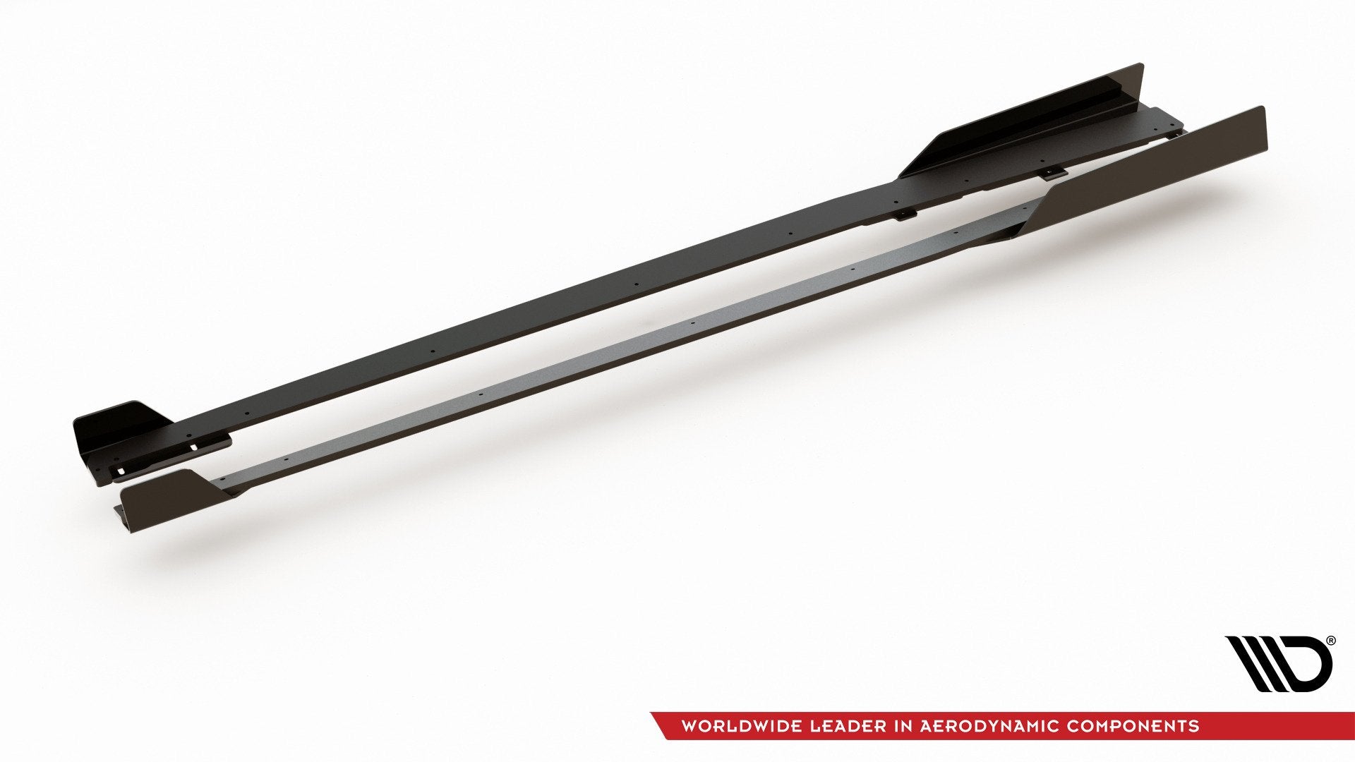 Robuste Racing Seitenschweller Ansatz für für + Flaps Audi RS3 8V Sportback schwarz Hochglanz