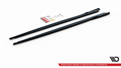 Seitenschweller Ansatz für V.3 für Toyota Supra Mk5 schwarz matt