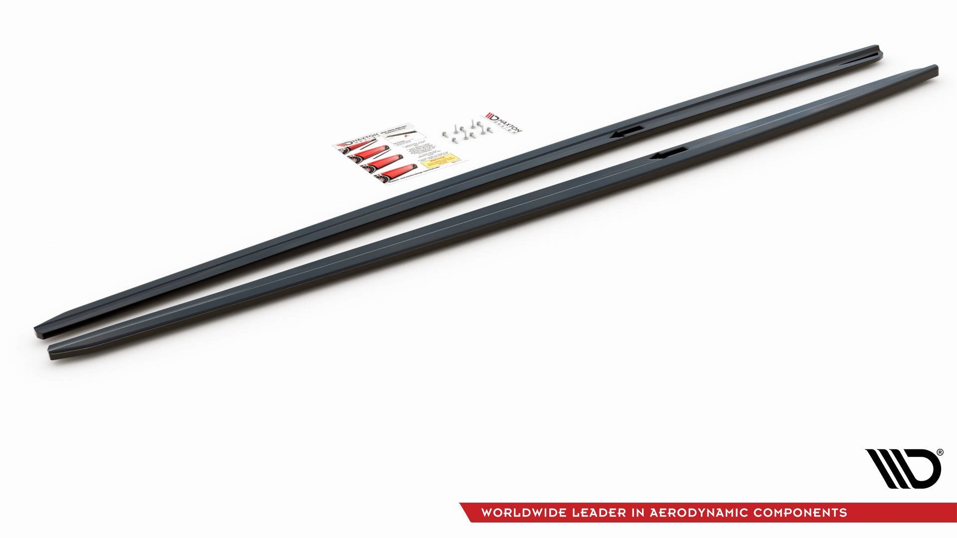 Seitenschweller Ansatz für V.2 für BMW 5er F10/F11 M-Paket schwarz matt