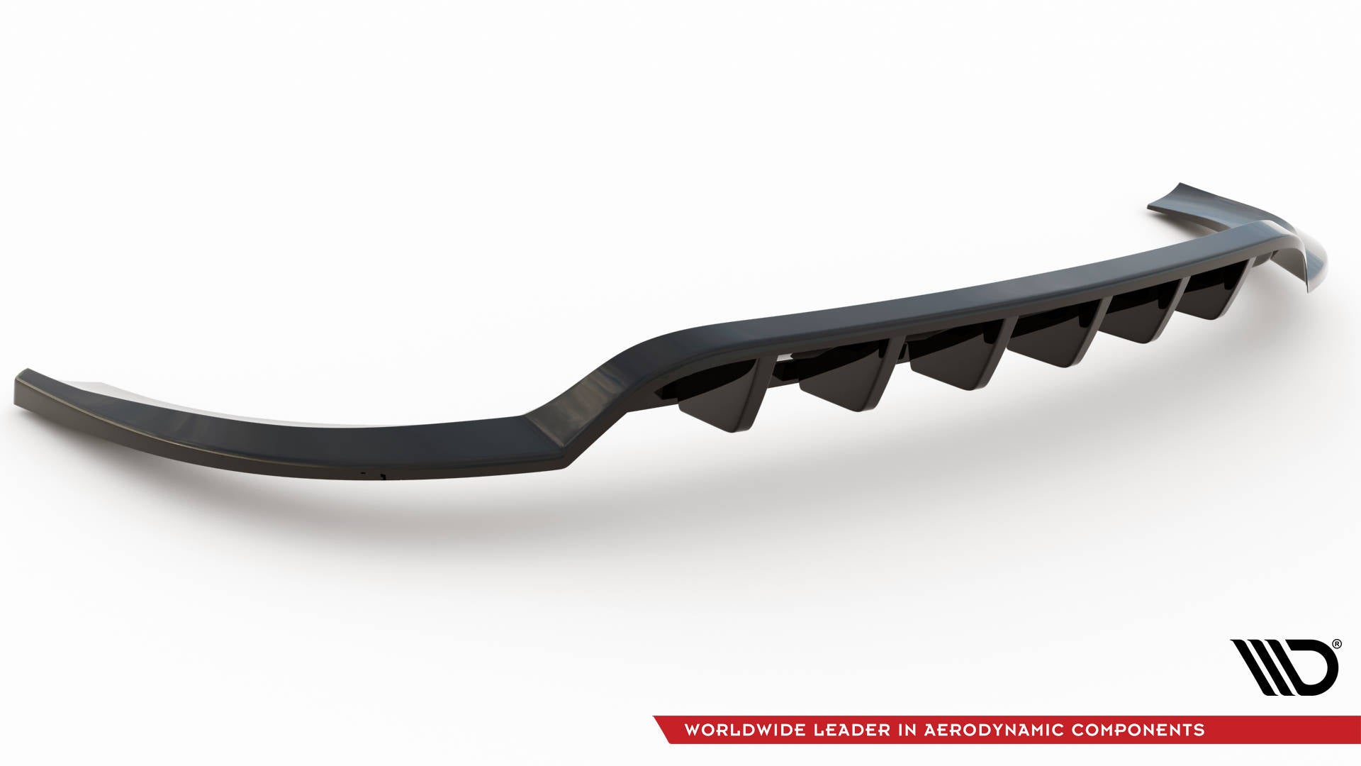 Mittlerer Diffusor Heck Ansatz DTM Look für Hyundai ix35 Mk1 Carbon Look