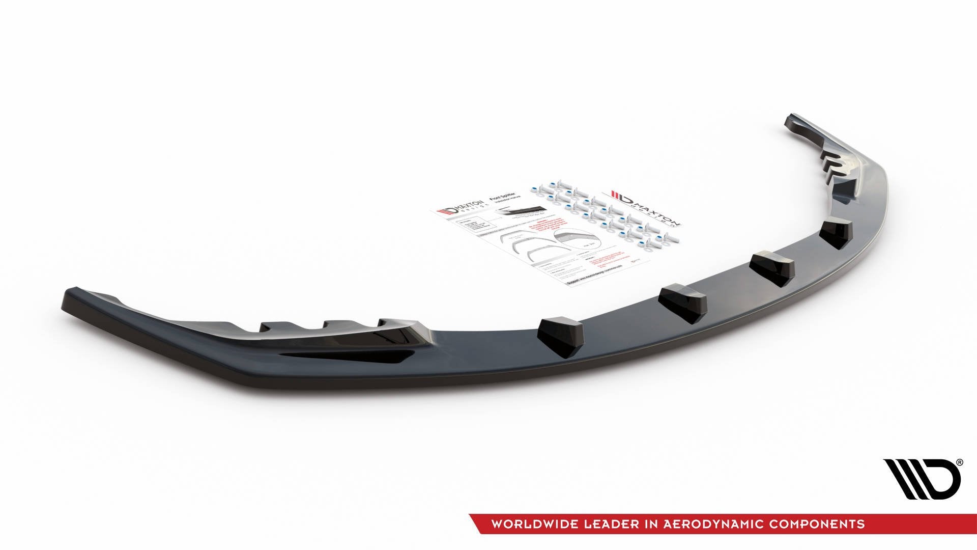 Front Ansatz V.1 für BMW M4 G82 / M3 G80 schwarz Hochglanz