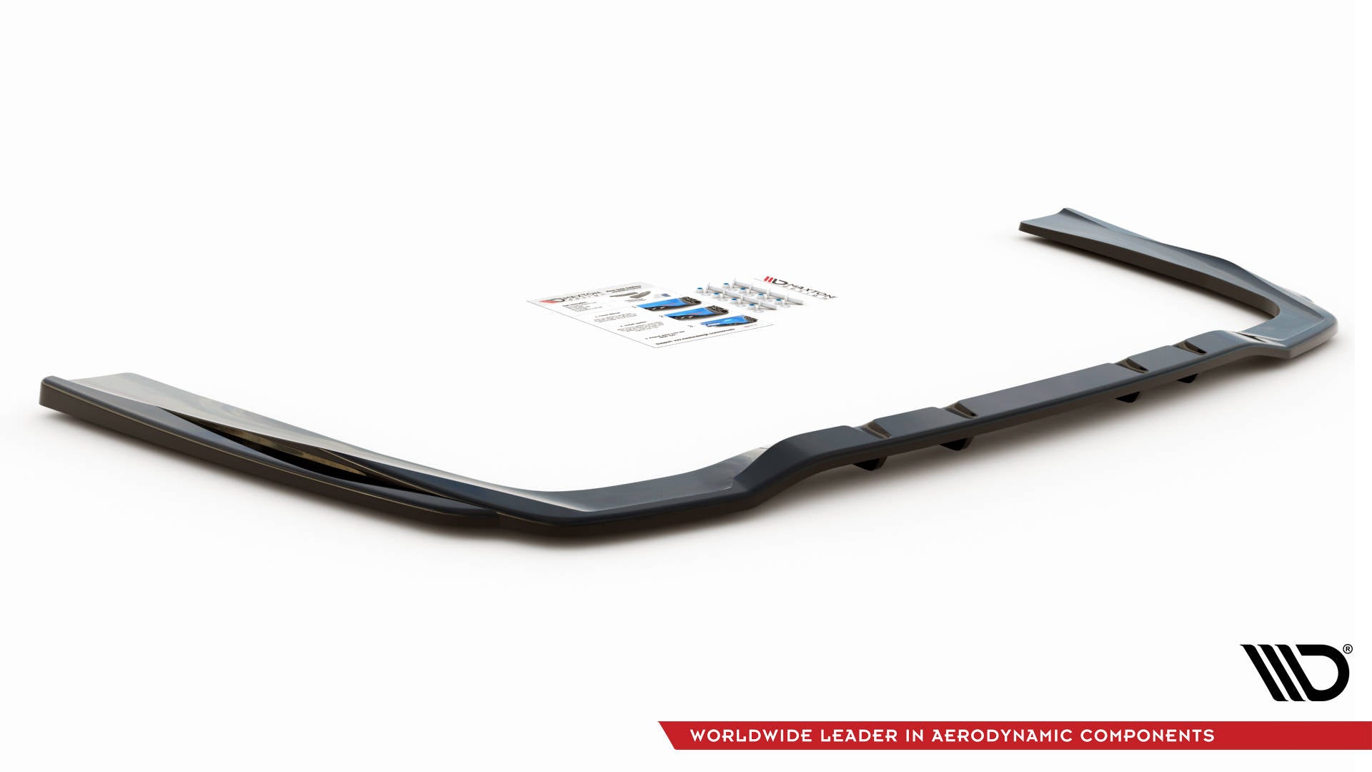 Mittlerer Diffusor Heck Ansatz DTM Look für Mercedes-AMG CLS 53 C257 schwarz matt
