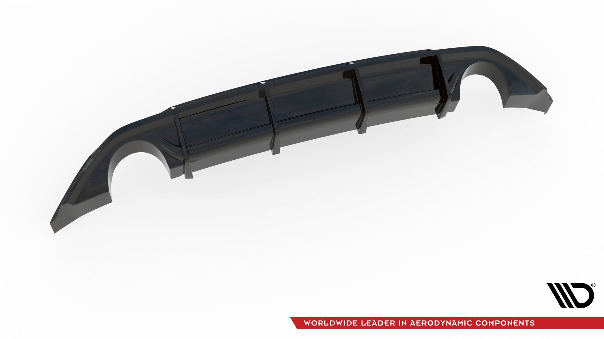 Diffusor Heck Ansatz V.3 für Hyundai I30 N Mk3 Hatchback schwarz Hochglanz