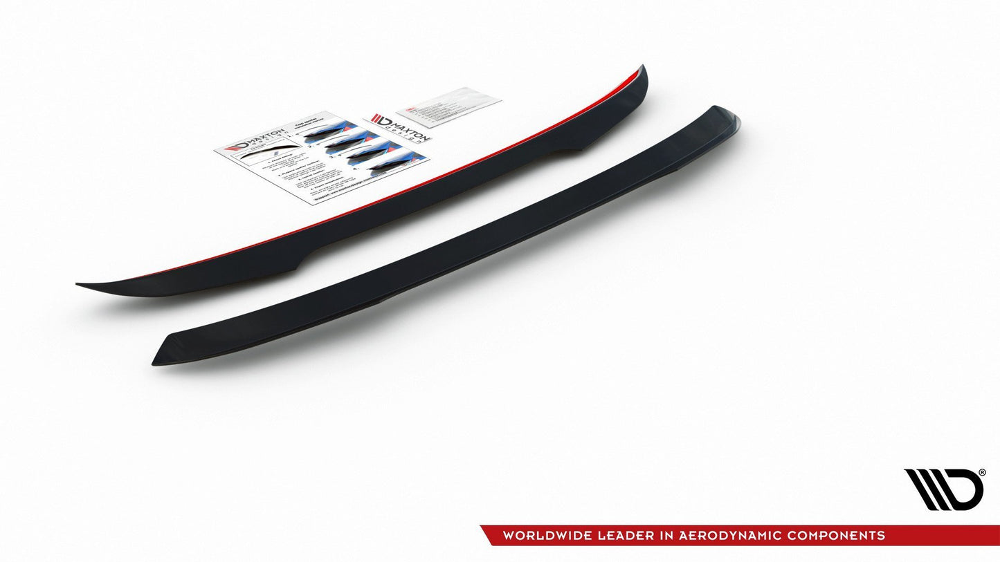 Spoiler CAP V.1 für VW Golf 8 schwarz Hochglanz