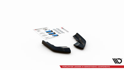 Heck Ansatz Flaps Diffusor V.2 für Volkswagen Golf R Mk8 schwarz matt