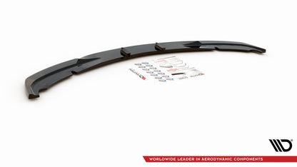 Front Ansatz V.2 für BMW 3er E90 schwarz Hochglanz