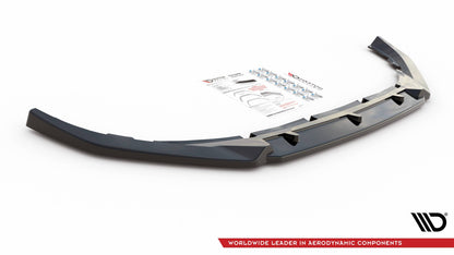 Front Ansatz V.1 für Volvo S60/V60 R-Design Mk3 schwarz Hochglanz