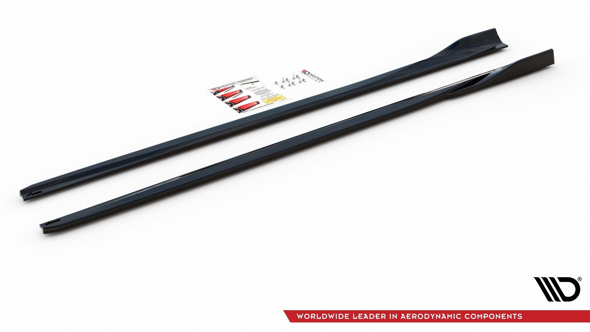 Seitenschweller Ansatz für V.4 Ford Focus ST / ST-Line Mk4 Carbon Look