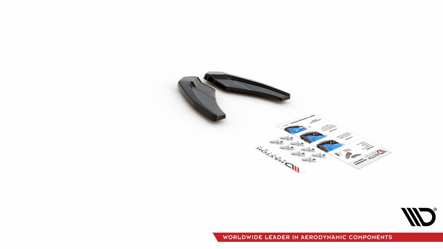 Heck Ansatz Flaps Diffusor V.1 für Audi S3 Sportback 8Y schwarz matt