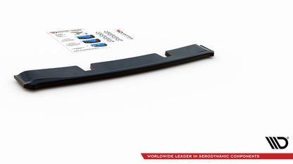 Mittlerer Diffusor Heck Ansatz für Volkswagen Golf 8 GTI Carbon Look
