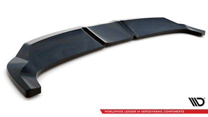 Mittlerer Diffusor Heck Ansatz DTM Look für Ford Mustang Mach-E Mk1 schwarz matt