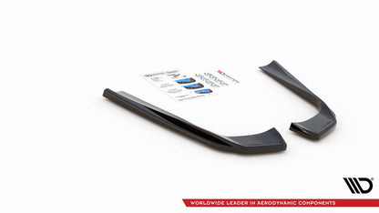 Heck Ansatz Flaps Diffusor für Mercedes-AMG E53 Coupe C238 schwarz Hochglanz