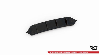 Diffusor Heck Ansatz für Volkswagen Arteon R-Line Facelift schwarz matt