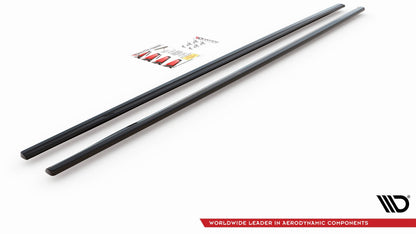 Seitenschweller Ansatz für BMW M5 E39 schwarz Hochglanz