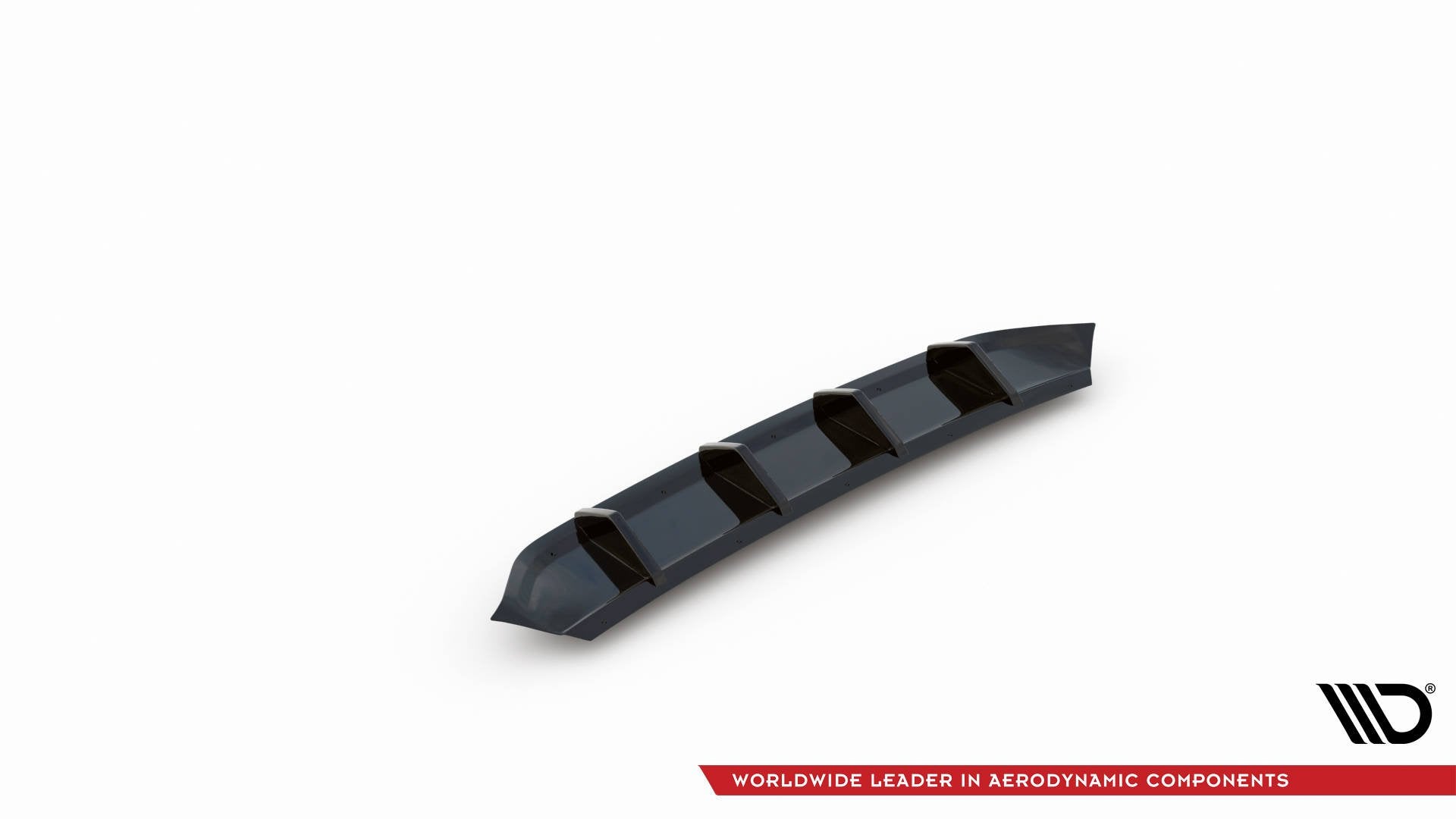 Diffusor Heck Ansatz für Volkswagen Arteon R-Line Facelift schwarz matt