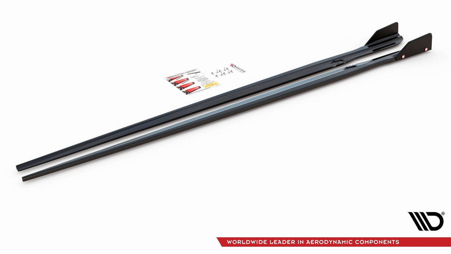 Seitenschweller Ansatz für + Flaps  V.1 BMW M8 Gran Coupe F93 / 8 Gran Coupe M-Paket G16