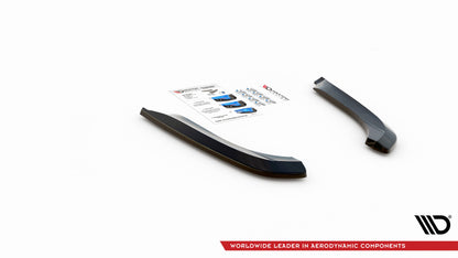 Heck Ansatz Flaps Diffusor für Seat Exeo schwarz Hochglanz