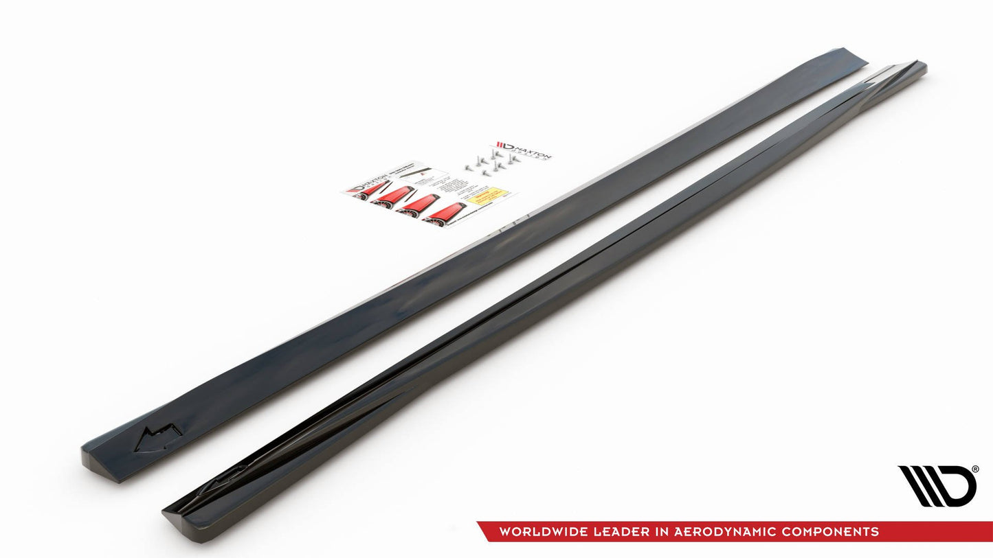 Seitenschweller Ansatz für Volvo V90 Mk2 Carbon Look