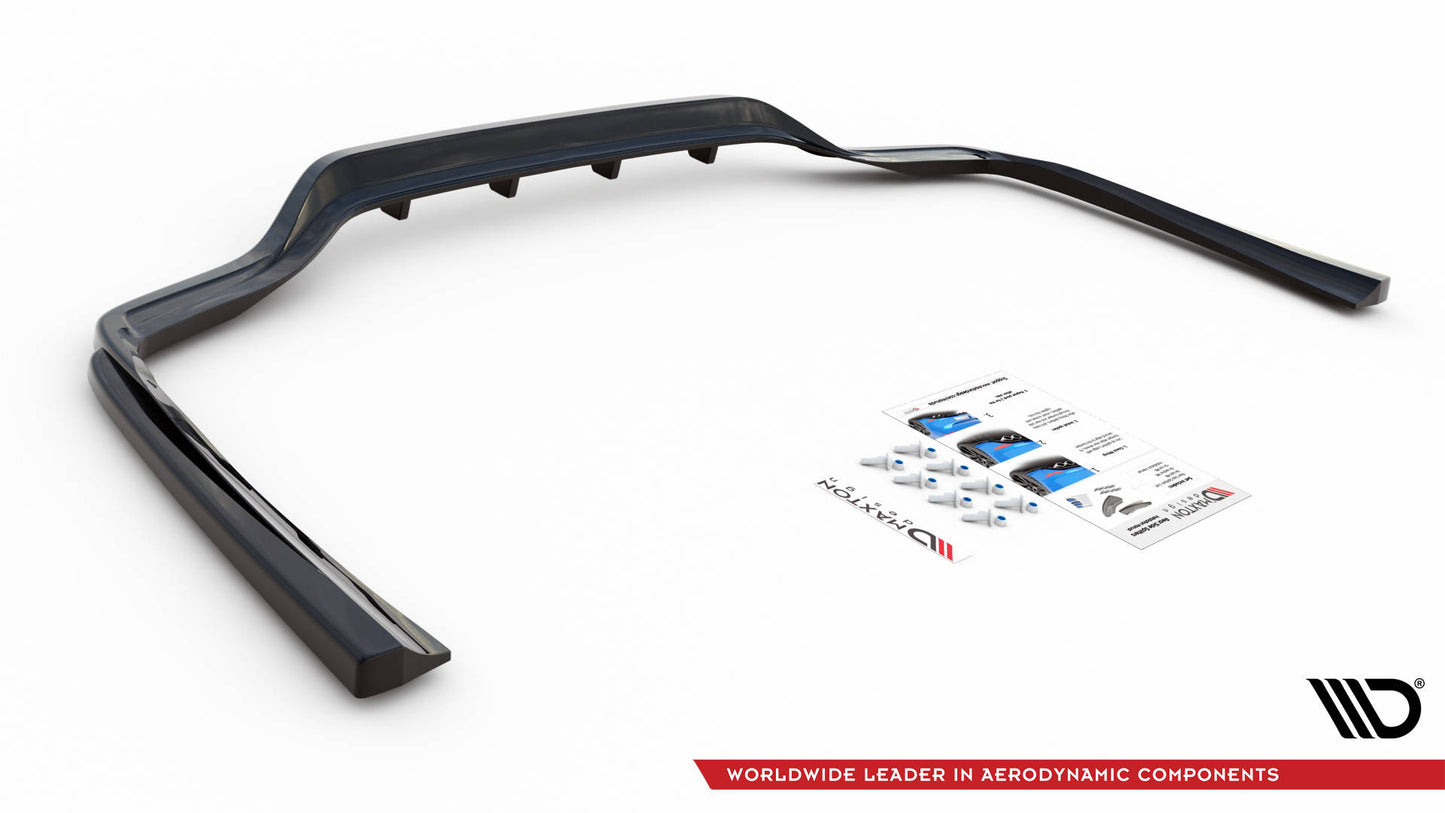 Mittlerer Diffusor Heck Ansatz DTM Look für Mercedes-Benz C W205 Carbon Look