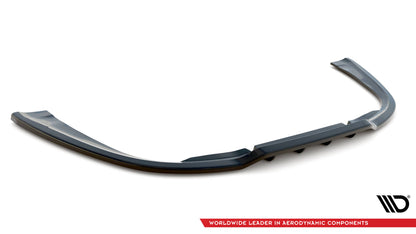 Mittlerer Diffusor Heck Ansatz DTM Look für Porsche 911 Carrera 4S 992 schwarz Hochglanz