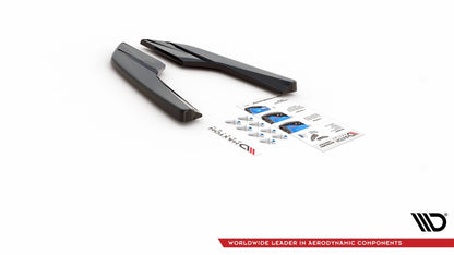 Heck Ansatz Flaps Diffusor V.2 für Audi S3 Limousine 8V Facelift Carbon Look