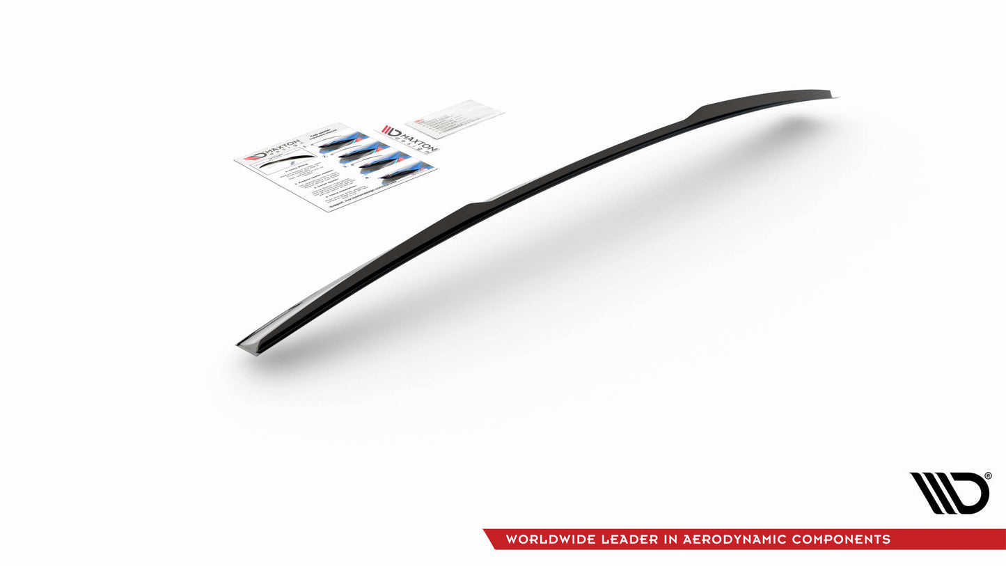 Heckscheiben Spoiler für Mercedes A35 Limousine V177 schwarz Hochglanz