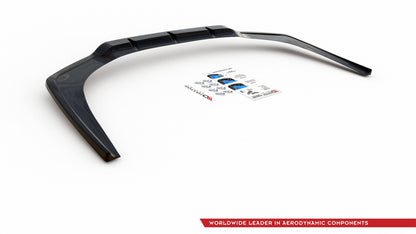 Mittlerer Diffusor Heck Ansatz für BMW 8 Coupe M-Paket G15 schwarz matt