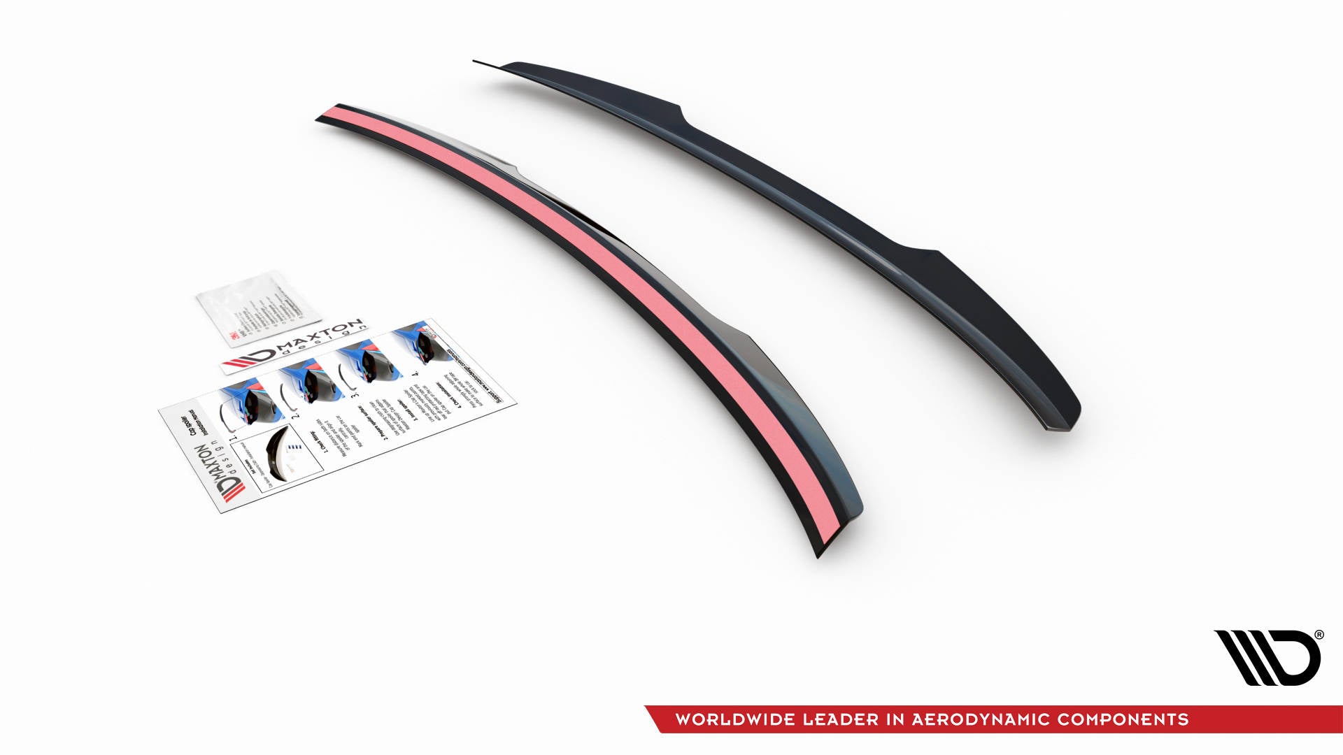 Spoiler CAP für Volkswagen Passat Limousine B8 Facelift schwarz matt