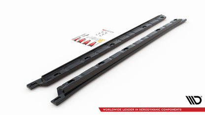 Seitenschweller Ansatz für Volkswagen Tiguan Mk2 Carbon Look