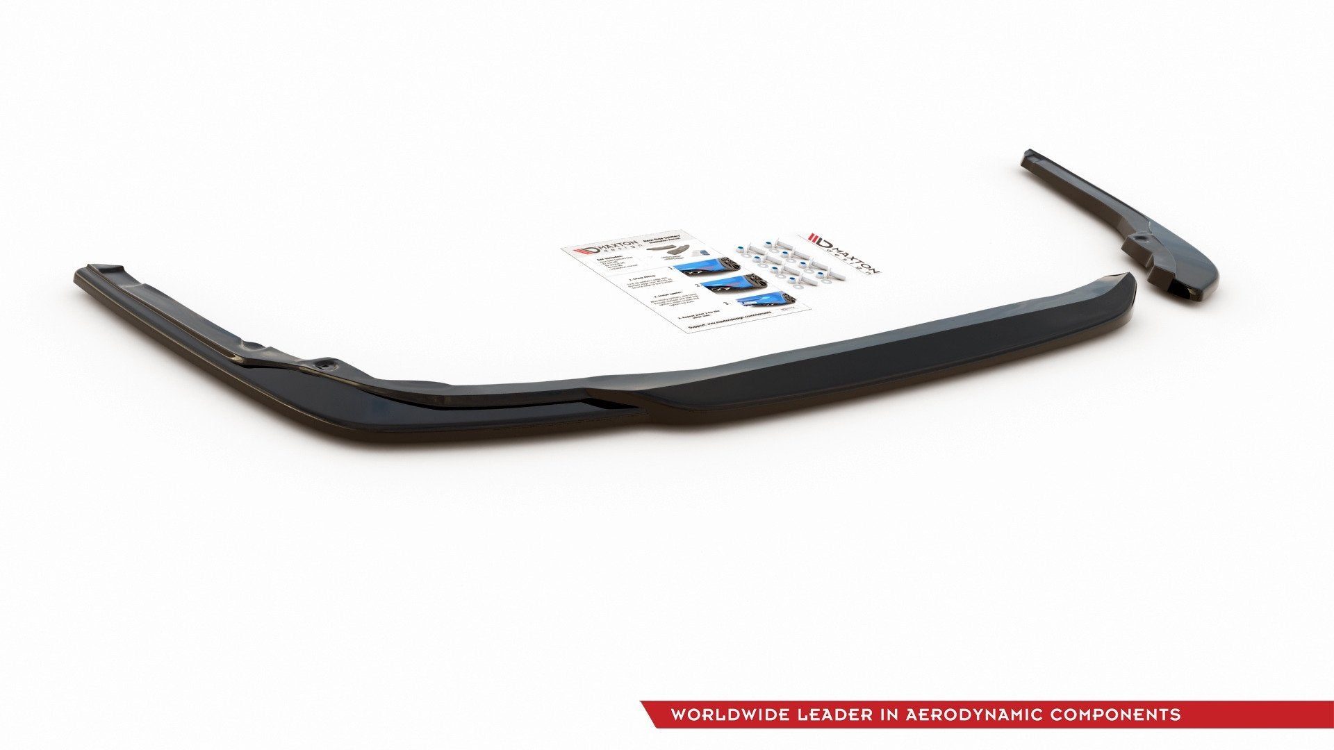 Heck Ansatz Flaps Diffusor für Toyota Corolla XII Touring Sports schwarz matt