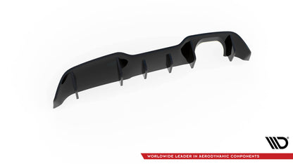 Diffusor Heck Ansatz für Ford Fiesta ST (5-Türige version) Mk7 Facelift Carbon Look