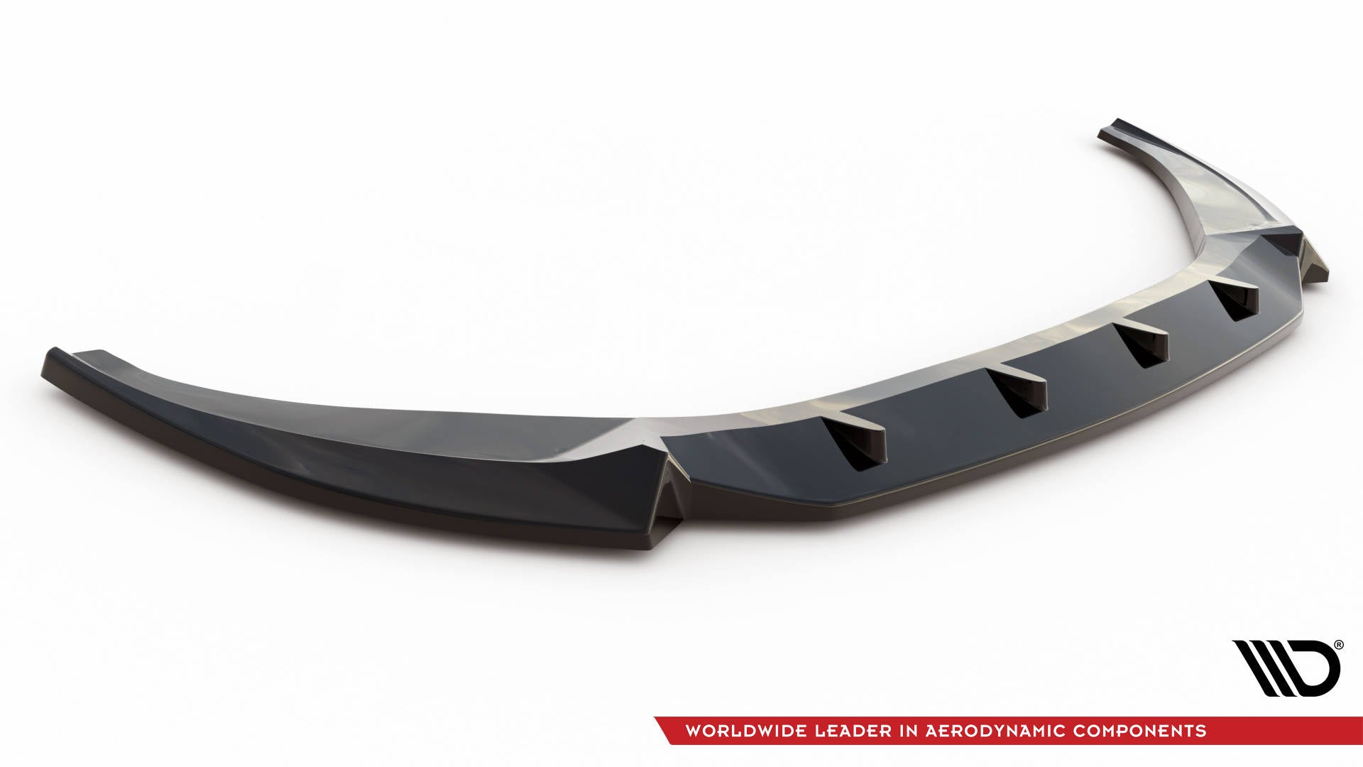 Front Ansatz V.2 für Audi A6 C8 schwarz Hochglanz