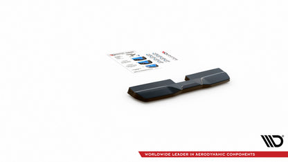 Mittlerer Diffusor Heck Ansatz für Nissan 370Z Nismo Facelift schwarz matt