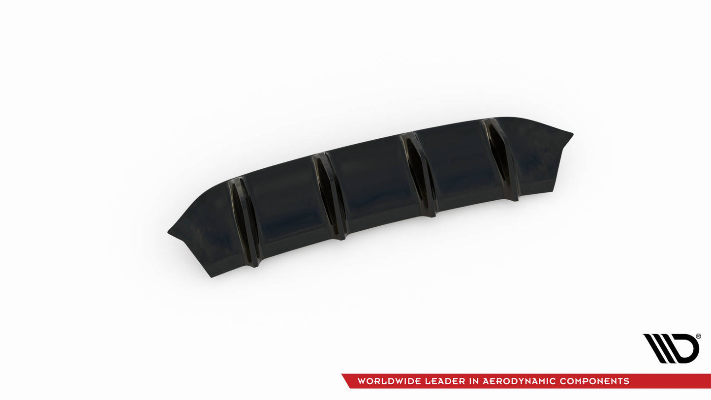 Diffusor Heck Ansatz für Mercedes-Benz GLE Coupe 63 AMG C292 Carbon Look
