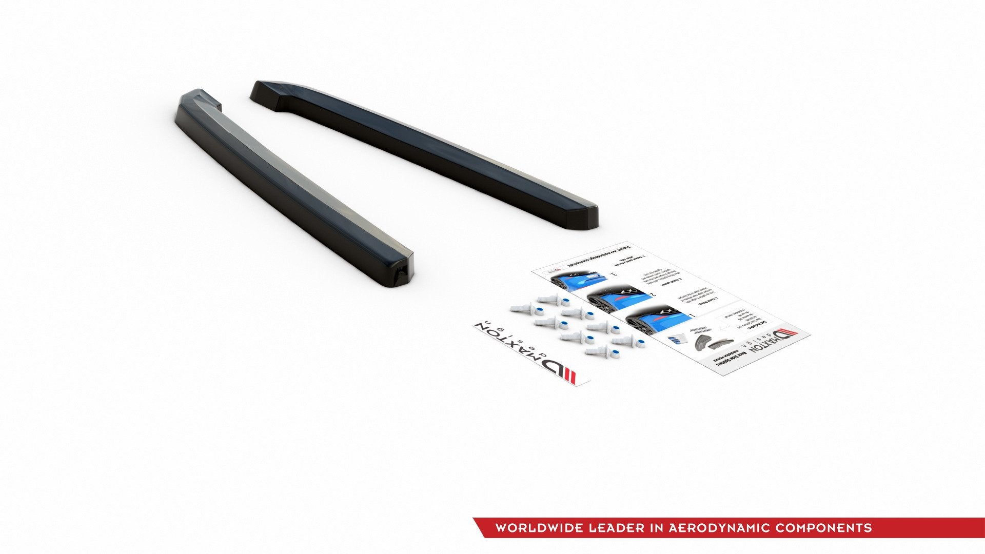 Heck Ansatz Flaps Diffusor für Audi S7 C8 schwarz Hochglanz