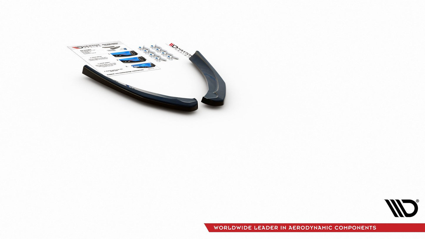 Heck Ansatz Flaps Diffusor für Fiat 124 Spider Abarth Carbon Look