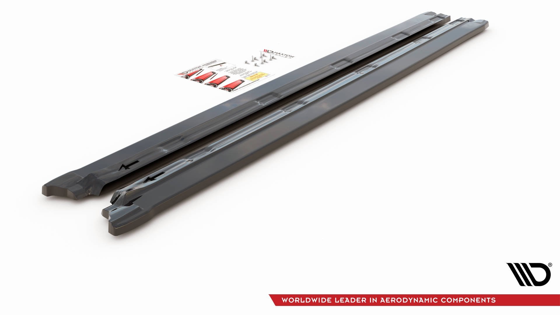 Seitenschweller Ansatz für Peugeot 2008 Mk2 schwarz Hochglanz