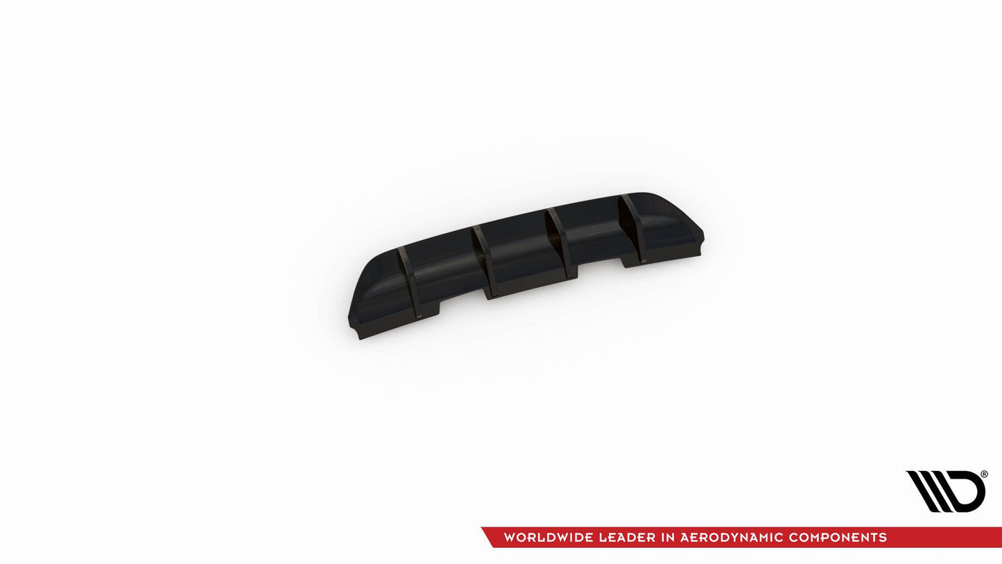 Diffusor Heck Ansatz für Ford Escape Mk3 schwarz matt
