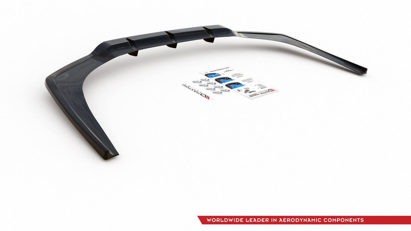 Mittlerer Diffusor Heck Ansatz DTM Look für BMW 8 Coupe M-Paket G15 schwarz matt