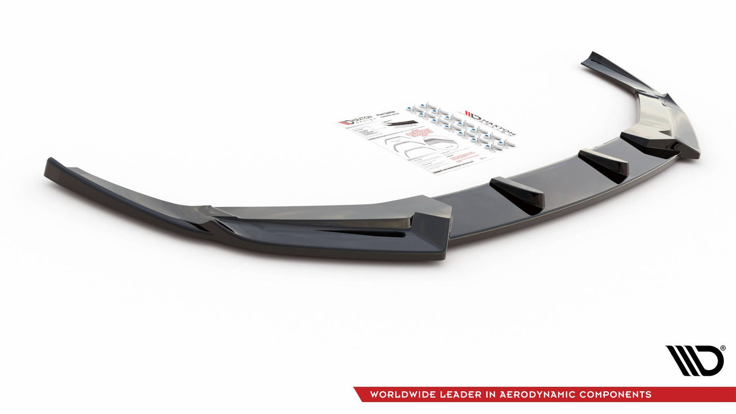 Front Ansatz V.1 für Audi RS6 C8 / RS7 C8 schwarz Hochglanz
