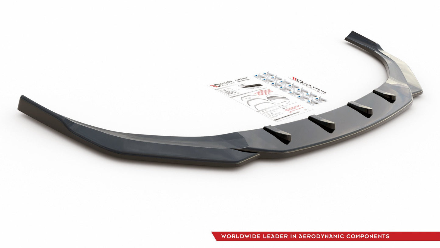 Front Ansatz V.4 für Hyundai I30 N Mk3 Hatchback/ Fastback schwarz Hochglanz